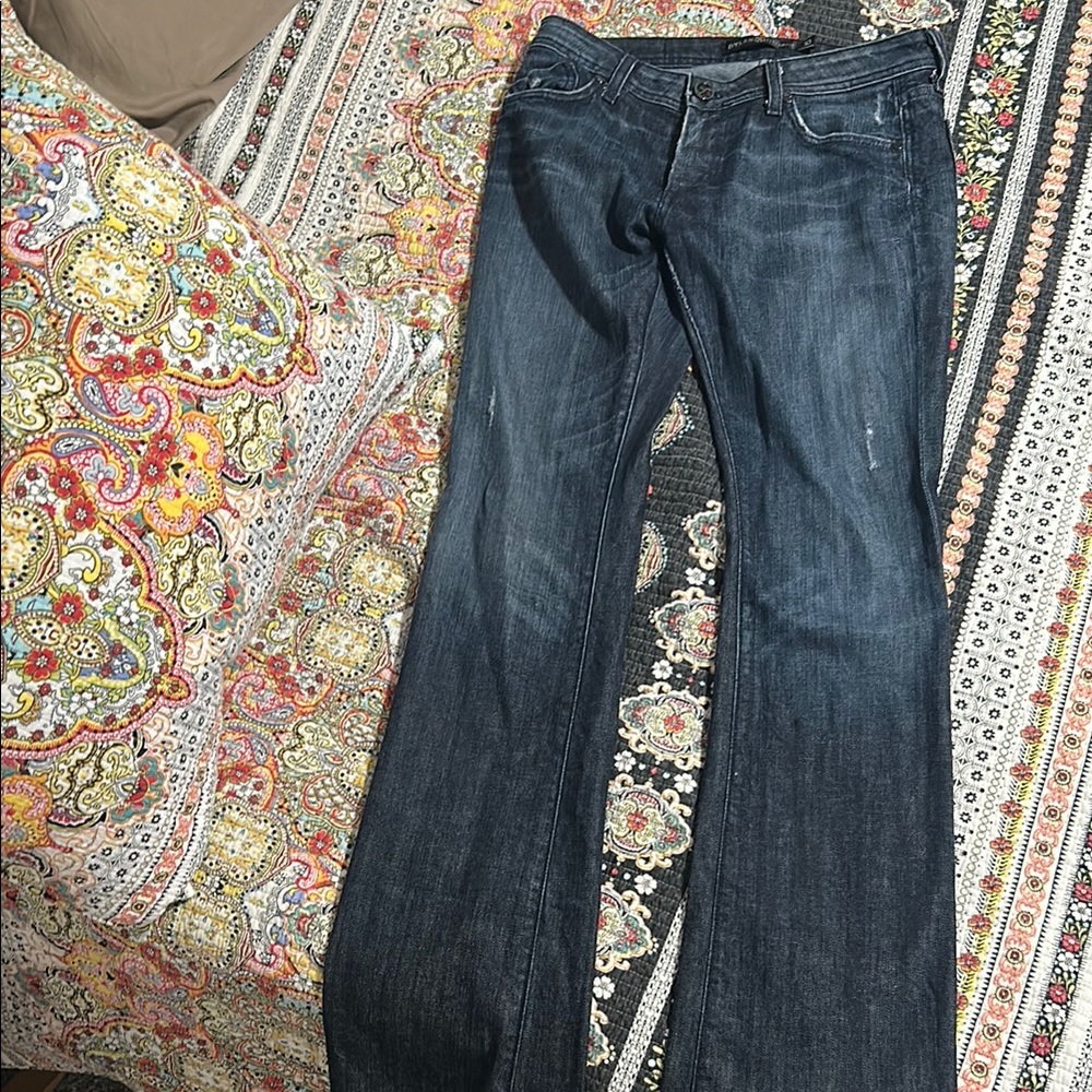 Dylan Blue Wide Leg Flare Jeans